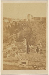 [Vy över Alhambra, Spanien] av Unknown artist