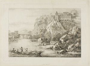 Utsikt över Carmes de Caussees i Lyon av Unknown artist