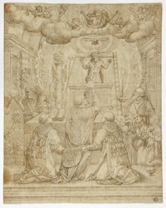 Vision av Saint Gregory av Unknown artist