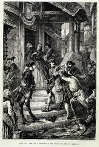 Voltaire arresterades i Frankfurt på order av den store Fredrik II - i "Histoire de France från de mest avlägsna tider till 1789" av M. Guizot av Unknown artist