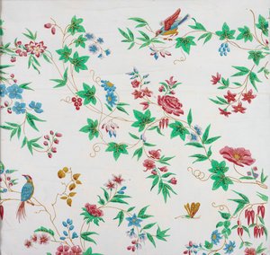 Tapetfragment: "Depositioner vid Handelsrätten av Unknown artist