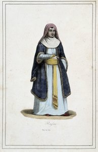 Woman of Russia - i "De olika folken på jorden"" av Fader Paul Jonhanneaud, Librairie des Bons livres av Unknown artist