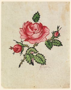 Testprov av träkloss för en tryckt textil av Unknown artist