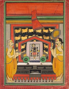 Dyrkandet av Dwarka Nathanji värme Kankroli av Unknown artist