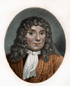 porträtt av Antonie Van Leeuwenhoek eller Anton van Leeuwenhoek, eller Leeuvenhoek, eller Leeuwenhoeck. Holländsk naturforskare (1632 till 1723). 1700-talsgravyr. av Unknown artist