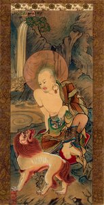 Arhat, japansk, sen Kamakura-period, 1300-talet 1886. av Unknown follower of Ryozen