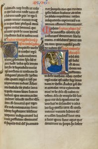 En ängel före Micah av Unknown  – illuminator