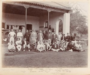 En cricketmatch, Peshawar av Unknown photographer