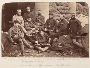 En grupp brittiska officerare, 1879 ca av Unknown photographer