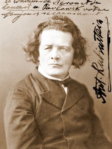 Anton Grigorievich Rubinstein. Rysk pianist och kompositör (f i Vykhvatintsy, nära Podolsk av Unknown photographer