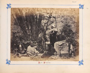Frukost hos officerarna? mess, 86:e regementet, Gibraltar, 1866 ca av Unknown