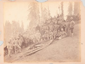 Brittiska officerare, Black Mountain Expedition av Unknown photographer