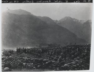 ?Cease Fireing?, nr 1 British Mountain Battery, Black Mountain Expedition, 1891 av Unknown photographer
