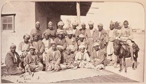 Durbar Maidan och Logar Chiefs, Kabul av Unknown photographer