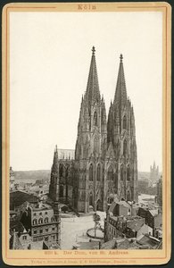 Tyskland, Nordrhein-Westfalen, Köln, domkyrka, utgiven av Roemmler och Jonas, Dresden av Unknown photographer