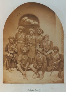 Indiska arméofficerare och underofficerare, alla innehavare av Indian Order of Merit av Unknown photographer