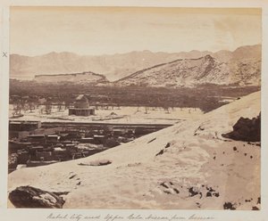 Kabul från Asmai av Unknown photographer