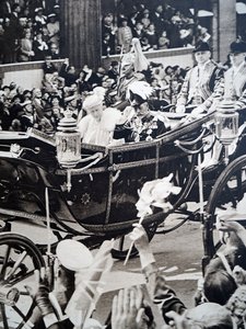 Kung George V och Mary av Teck av Unknown photographer