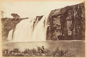 Lower Umgeni Falls, Natal-provinsen, Sydafrika, 1882 ca av Unknown