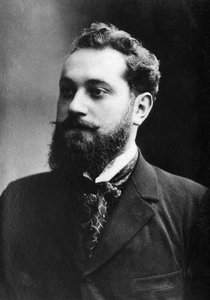Porträtt av Albert Guillaume (1873-1942), fransk målare, illustratör och serietecknare. av Unknown photographer