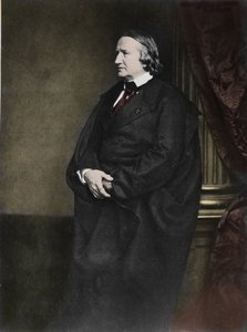 Porträtt av Alfred de Vigny (Alfred Victor, greve av Vigny av Unknown photographer