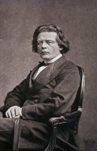 Porträtt av Anton Rubinstein (s/v foto) av Unknown photographer