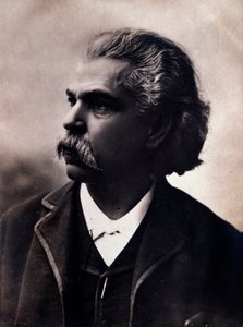 Porträtt av Carlos Andrea Gomes (Gomez) (1836-1896) brasiliansk kompositör Fotografi. 1800-talet. Bologna, civico Museo Museo av Unknown photographer