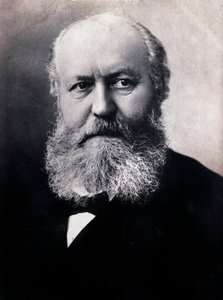 Porträtt av Charles Gounod (s/v foto) av Unknown photographer