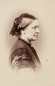 Porträtt av Clara Schumann av Unknown photographer
