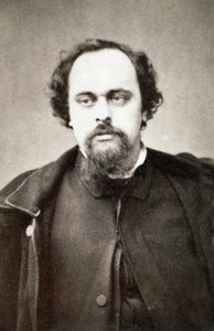Porträtt av Dante Gabriel Rossetti (1828-1882) - Omkring 1860 av Unknown photographer