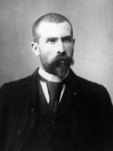 Porträtt av Emile Roux (1853-1933), fransk läkare och biolog. av Unknown photographer