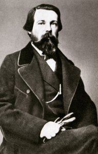 Porträtt av Engels. av Unknown photographer