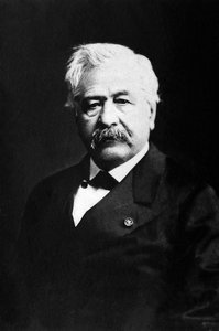 Porträtt av Ferdinand de Lesseps (1805-1894), fransk diplomat och entreprenör. av Unknown photographer