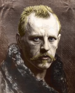 Porträtt av Fridtjof Nansen (1861-1930) (gravyr) av Unknown photographer