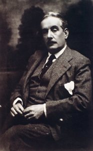 Porträtt av Giacomo Puccini (s/v foto) av Unknown photographer