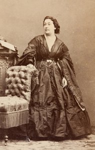 Porträtt av Giulia Grisi av Unknown photographer