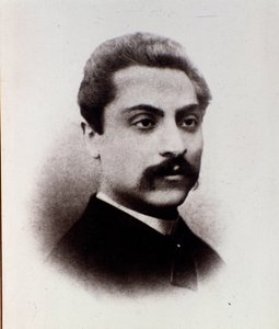 Porträtt av Giuseppe Martucci (s/v foto) av Unknown photographer