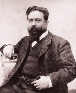 Porträtt av Isaac Albeniz (1860-1909), spansk pianist och kompositör. Fotografi, 1886. Foundation Albeniz, Madrid. av Unknown photographer