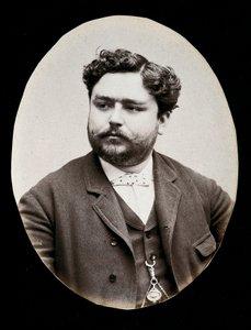 Porträtt av Isaac Albeniz av Unknown photographer