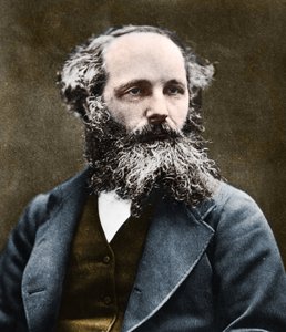 Porträtt av JAMES CLERK MAXWELL (1831-1879) skotsk fysiker