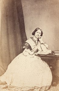 Porträtt av Jenny Lind Goldschmidt av Unknown photographer