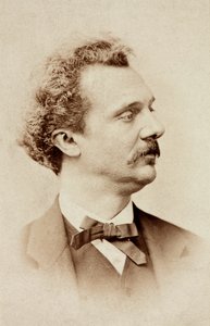 Porträtt av Joseph Tagliafico, ca 1860-talet (s/v foto) av Unknown photographer
