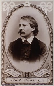 Porträtt av Karl Taussig (gravyr efter foto) av Unknown photographer