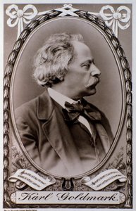 Porträtt av Karoly Goldmark (eller Karl) (1830-1915) ungersk kompositör Fotografi. 1800-talet. Bologna, civico Museo Museo av Unknown photographer