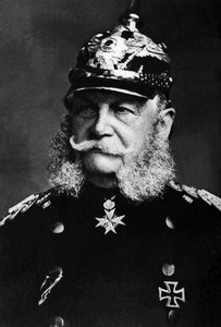 Porträtt av Vilhelm I (1797-1888), kung av Preussen från 1861 till 1888, han blev kejsare av Tyskland från 1871 till 1888. av Unknown photographer