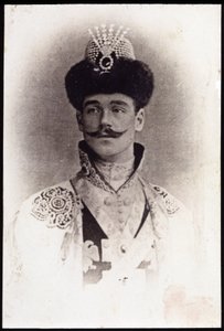 Porträtt av Youssoupov, sent 1800-tal av Unknown photographer