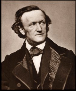 Porträtt av kompositören Richard Wagner (1813-1883) - Porträtt av Richard Wagner (1813-1883), tysk kompositör. av Unknown photographer