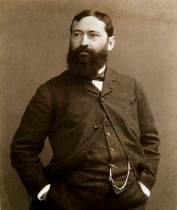 Porträtt av den italienske målaren Giuseppe De Nittis (1846-1884) Fotografi av Unknown photographer