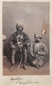 Rissaldar från 11:e Bengal Lancers av Unknown photographer