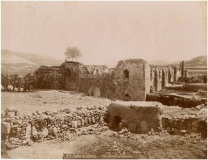 Ruinerna av Holy Forty Martyrs Church, Sebaste (Sivas), Turkiet, ca 1890 av Unknown photographer